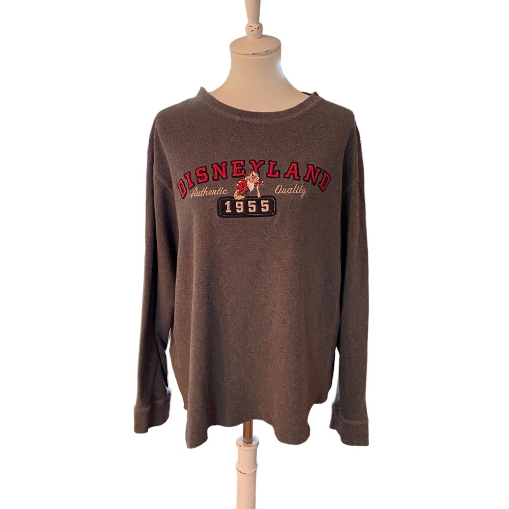 Disney Gray Sweatshirt with Red Accents
